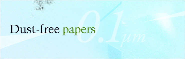 Dust-free papers