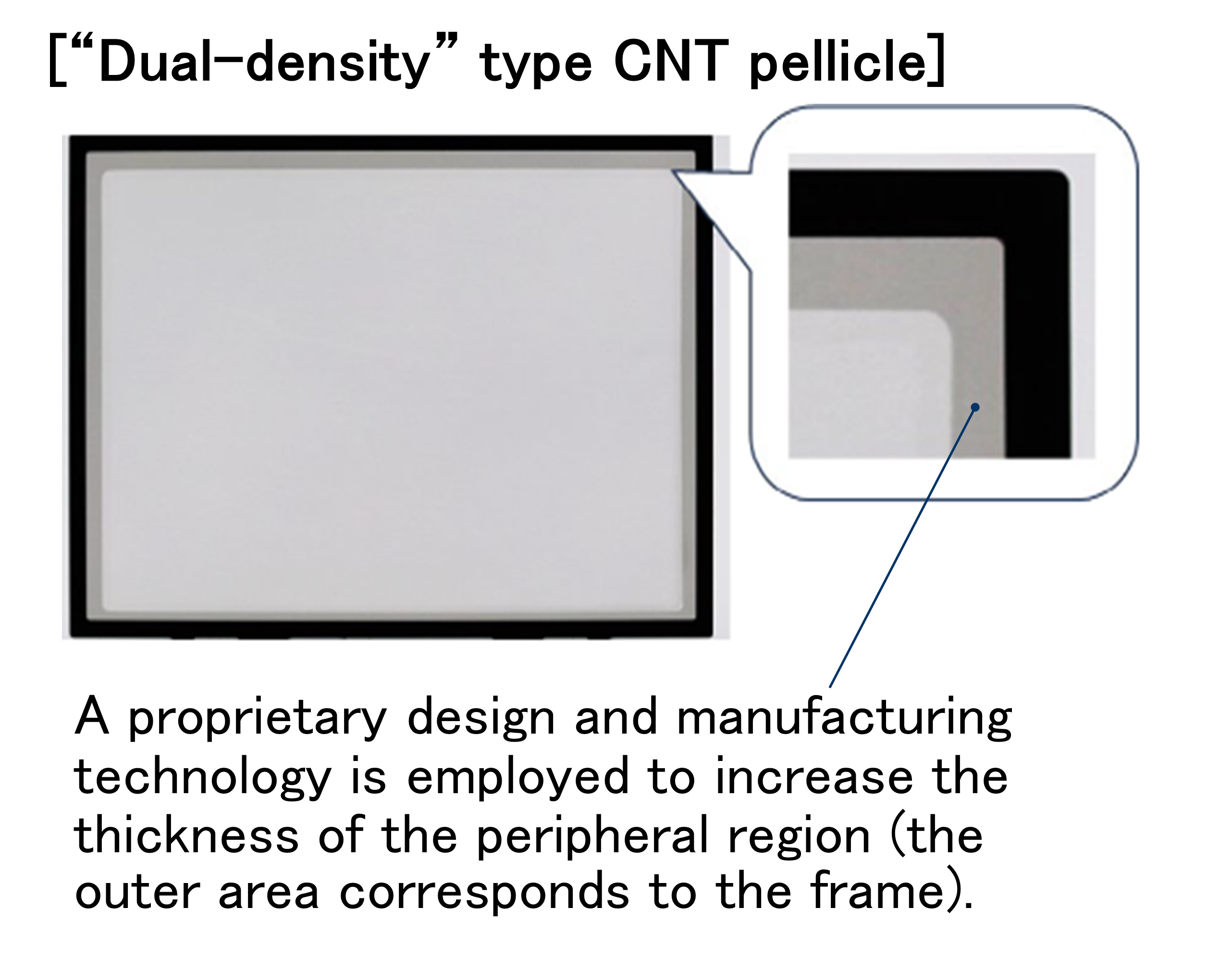 Dual-density-Type Pellicle